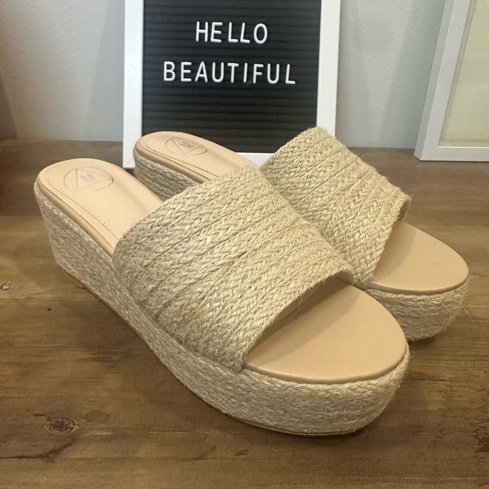 Flatform Jute Simple Sandal from Missguided